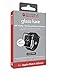 ZAGG InvisibleShield Glass Luxe HD Clarity + Reinforced, Tempered Glass Screen Protector for Apple Watch (38mm) Series 3 - Black