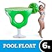 BigMouth Inc Giant Inflatable Margarita Pool Float, Durable Fun Summer Pool Tube with Patch Kit Included