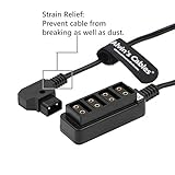 Alvin's Cables D Tap Male to 4 Port Dtap Female Splitter Power Cable for ARRI RED Cameras TILTA Steadicam IDX Battery