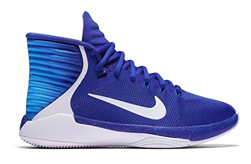Nike Kids' Grade School Prime Hype DF 2016 Basketball Shoes 845096-400  US Big Kid, Game Royal/White-Photo Blue)