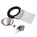 EVINIS Onion Holder Vegetable Potato Cutter Slicer Gadget Stainless Steel Fork Slicing Helper Kitchen Tool Aid Gadget Cutting Chopper,with Finger Guard Finger Protector