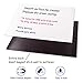 Prefer Green Magnetic Dry Eraser White Board Sheet for Kitchen Refrigerator with Stain Resistant Technology, Organizer & Planner Whiteboard 17” X 12”, Include 1 Eraser, 3 Markers & 6 Fridge Magnets