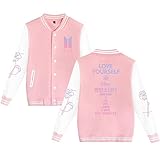 JUNG KOOK Kpop BTS Album Love Yourself Her Baseball Jacket Jimin Suga Coat Sweater