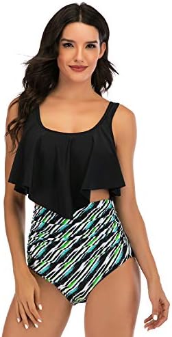 tankini bathing suits with high waisted bottoms