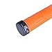 FIFTY-FIFTY Double Lock-On Mountain Bike Grips, Bicycle Handlebar Locking Grips, Non-Slip MTB Handle (Orange)