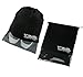 Shoe Bags (6-Pk) SEE THROUGH WINDOW | Large | Keeps Dirt Out of Your Luggage