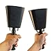 YELAIYEHAO 10 Inch Steel Cowbell with Handle Cheering Bell for Sports Events Large Solid School Bells & Chimes Percussion Musical Instruments Call Bell
