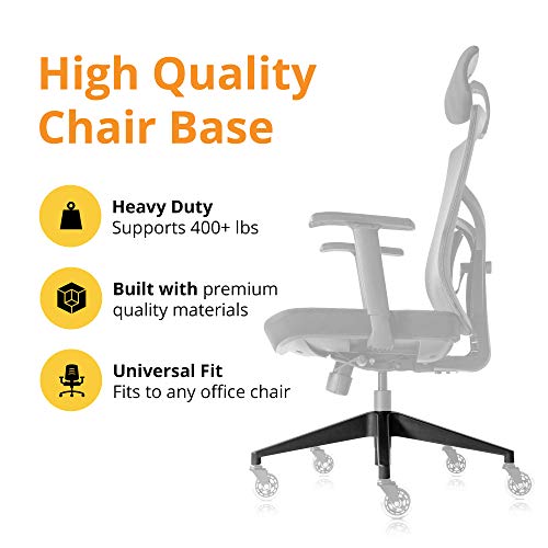 The Office Oasis Chair Base Replacement With Heavy Duty HighGrade