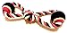 Dog Rope Tug Toy - Tennis Balls - For Medium Size Dogs and Teething Puppies; Best for Tug-of-War, Fetch, Puppy Training, Indoor or Outdoor Play; Promotes Dental Health and Exercise