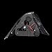 SPPC 2 Door Taillights Black Assembly Set Halo For Honda Civic - (Pair) Driver Left and Passenger Right Side Replacement