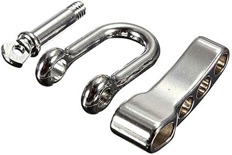 Shackle U Anchor Adjustable Bracelet Bow Buckles Paracord Aluminium Shackles Shape Outdoor Survival Boat Gear Zevenmart