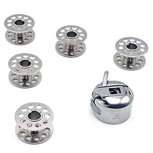 Addicted DEPO Bobbin Case and 5PCS Metal Sewing Bobbins Suitable for Most Domestic Sewing Machines 15, 15A Class - Thumbnail 7