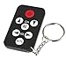 MOSTOP Remote Mini Black 7 Buttons Universal TV Remote Control and Keychain Newly Released New Mini Type Appearance Universal TV Remote Control Has Power-off Protection Function to Replace Batteries