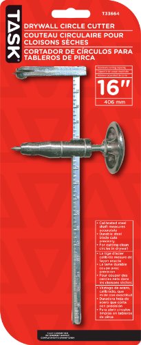 Task Tools T33664 16-Inch Adjustable Drywall Circle Cutter