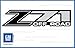 Decal Mods Z71 Off Road Black Decals Stickers fits Chevy Silverado (2001-2006) Bed Side 1500 2500 HD (Set of 2) Black Gray - FB