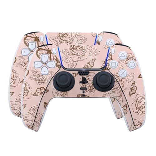 Glossy Glitter Skin Compatible with PlayStation 5 PS5 Controller (2 Pack) - But…