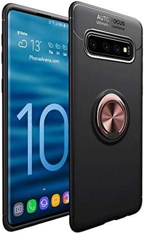 Cover for Samsung Galaxy S10 Plus, salaheiyodd 360 Degree Rotating Finger Ring Holder Stand Scratch Resistant Protective Case Fit Magnetic Car Mount Cover for Samsung Galaxy S10 Plus