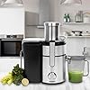 Duronic Juicer JE10 | Centrifugal Juice Extractor | 2 Speed Settings | 1000W | Stainless-Steel | Wide Mouth | For Whole…