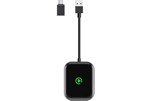 AACPLAY Wireless CarPlay & Android Auto Adapter – 2-in-1 Plug & Play Solution, Converts Wired Systems to Wireless, Compatible with iPhone & Android