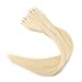 Full Shine Real Human Hair Tape in Extensions Blonde 14 Inch Brazilian Hair Double Sided Tape in Hair Extensions Color 60 Plantium Blonde Glue in Hair Extensions 100g Skin Weft Human Hair 40 Pcs