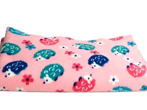 Fleece cage liner- Pink hedgehog 2x3 2x4 midwestern 2x5 - Thumbnail 2