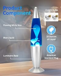 Otdair 16 inches Lava Lamp, Magma Lamp with 2 Light
