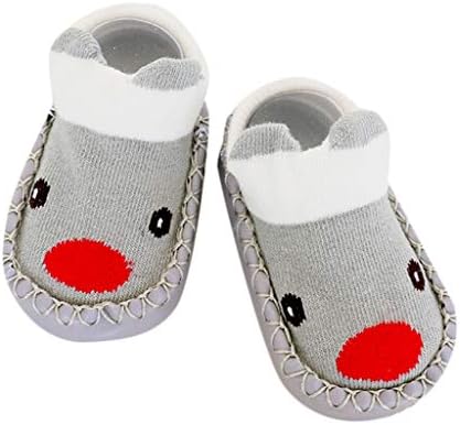 SANGQU Cartoon Newborn Baby Girls Boys Anti-Slip Socks Slipper Boots Floor Sock