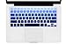 DHZ Blue Gradient Keyboard Cover Silicone Skin for 2015 or Older Version MacBook Air 13 MacBook Pro 13 15