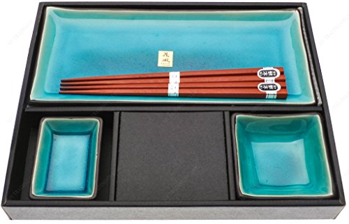Kafuh BH13/B Japanese Sushi Set, Blue