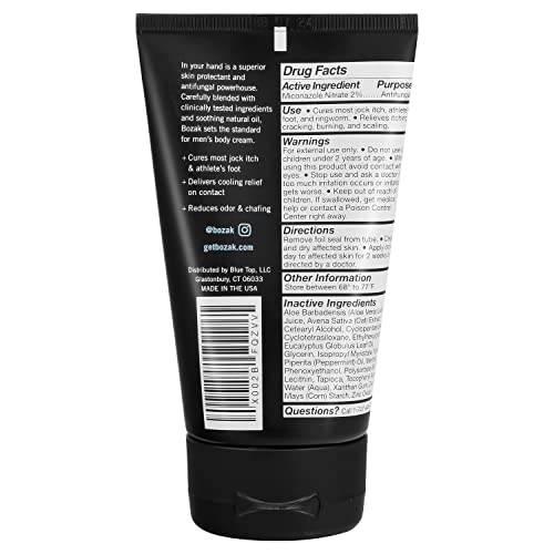 Bozak Jock Itch and Athlete's Foot Cream Extra Strength, Clinically