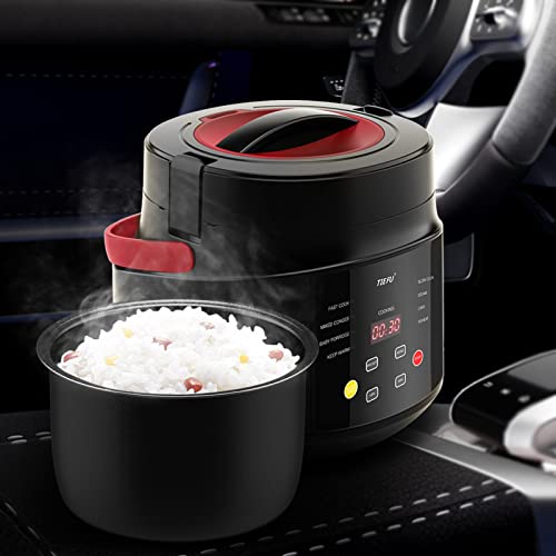 HSJ 12V/24V Universal Car Rice Cooker, Portable