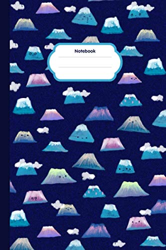 Japan Tokyo Mount Muji Notebook - 6 x 9 inches - 100 pages: Morning Muji Japanese Lined Notebook - Composition Book - Journal - Planner - Diary