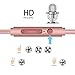 Earbuds Stereo Headphones in-Ear Earphones with Microphone Mic Wired Earphone Compatible iPhone iPod iPad Samsung Android Smartphones Tablet Laptop 3.5mm Jack-Pinkthumb 2