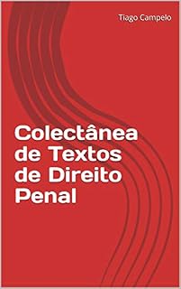 Livro Colectânea de Textos de Direito Penal