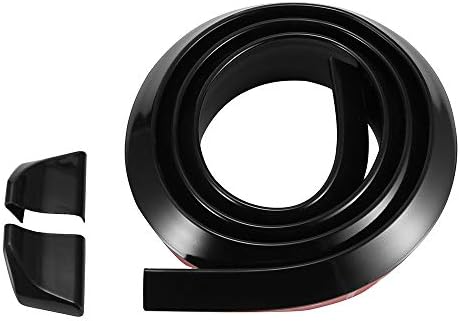 AOZBZ Lip Spoiler Universal Rubber Spoilers Car-Styling Rear Spoiler Kit Compatiable for Audi BMW Toyota Honda and More - 4.9ft (Black)