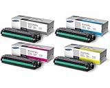 Samsung Part# CLT-C506L. CLT-K506L. CLT-M506L. CLT-Y506L Toner Cartridge Set (OEM)