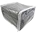 Zippered Clear Vinyl Storage Bag 11x9x6inch, Set of 10, AK Plastics by AntiqueKitchen