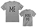 Dad and Son Matching T-Shirts Funny Me & Mini Me Matching Set Outfit