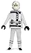 Disguise Zane Lego Ninjago Movie Deluxe Costume, White, Small (4-6)