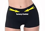 Booty Lift Boyshort Buttocks Butt Light Tummy Control SIZE X-LARGE BLACK