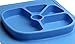 Non Slip Silicone Kids Placemats with Plate for Toddlers Babies Children Blue