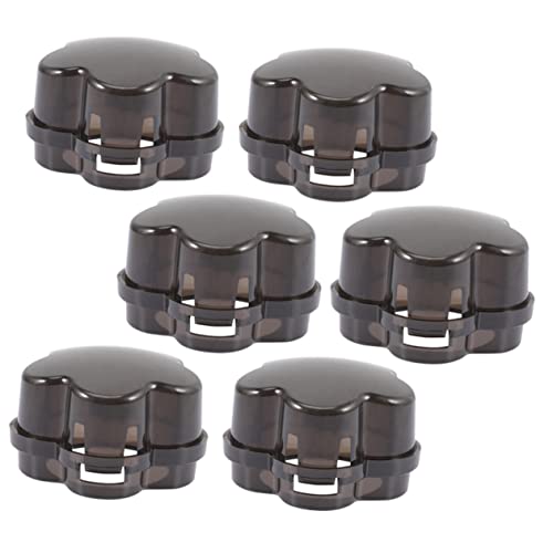 SUPVOX 6Pcs Childproof Gas Stove Knob Covers Safety Lock for Oven Switch Deep Stove Knob Guard Reliable Protection for Pets Prevents Accidental Gas Turn