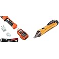 Klein Tools 80016 Circuit Breaker Finder Tool Kit with Accessories, 2-Piece Set & NCVT1P Voltage Tester, Non-Contact Low Voltage Tester Pen, 50V to 1000V AC