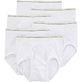 Stafford 4 Pack 100% Cotton Full-Cut Briefs White (42)