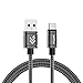 USB C Cable, 5A Fast Charging Metal Braided 3.3FT Almost Unbreakable Type C Cable /USB3.0 Charging Cord Compatible with Samsung Galaxy S10/S8/S9, MacBook, LG G6 V20 G5,Google Pixel, Nintendo Switch