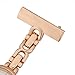 ShoppeWatch Nurses Lapel Pin Watch Analog FOB Infection Control Watch Rose Gold NW-237