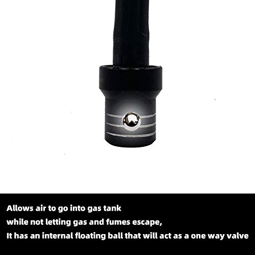 LZKZPY CNC Billet Gas Fuel Cap Air Vent Hose Tube Breather for Motorcycle Motocross Pit Dirt Bike - Thumbnail 2