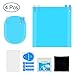 RBHK 4 Pcs Car Rearview Mirror Film, Anti Fog Film Rainproof Rear View Mirror Film Protector for Car Mirrors Side Windows (2 Oval Mirror Film + 2 Rec Side Window Film)