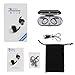 Wireless Earbuds Bluetooth, True Wireless Headphone with Charging Case Noise Cancelling V4.2 Mini Dual Stereo Headset in-ear Earphones for Calling, Answering and Cutting phone