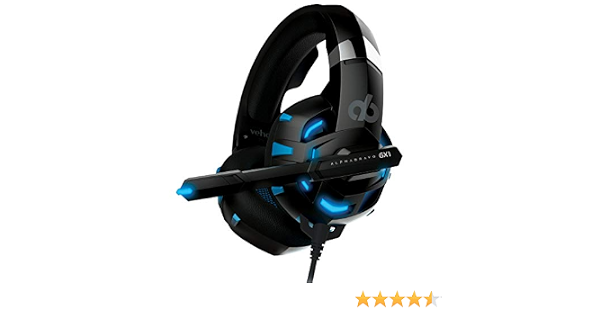 Amazon.com: Alpha Bravo GX-1 Pro Gaming Headset by Veho | 4 Band 3.5mm Jack  with Y Adapter and USB | Compatible with PS4, Xbox and More | VAB-001-GX-1  : Video Games